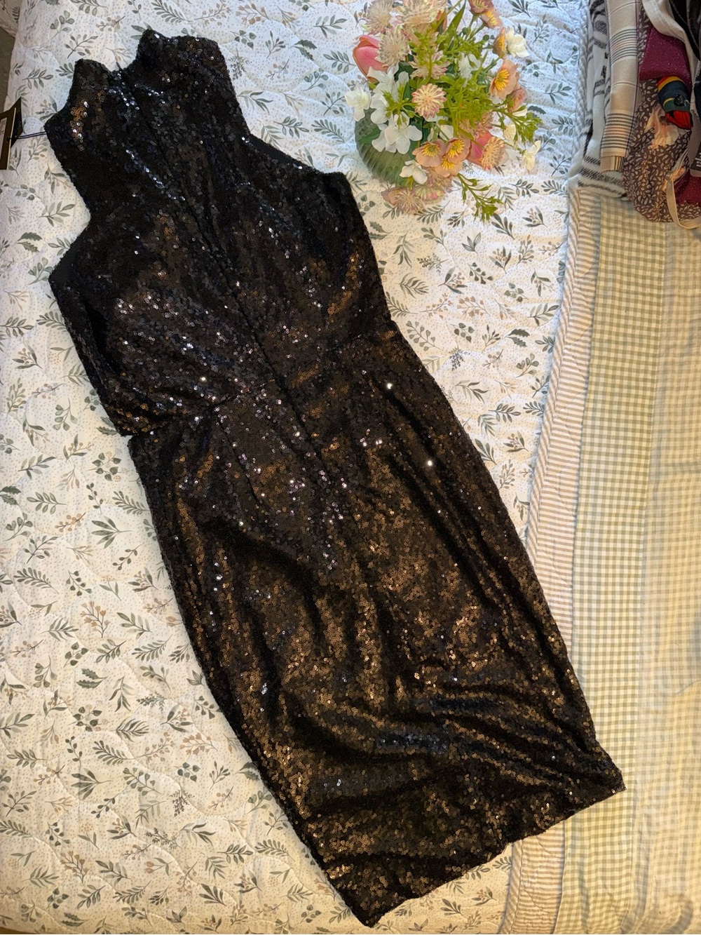 NWT Missguided X Nicole sequin midi dress - Picture 3 of 14